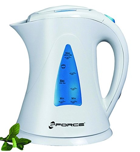 GForce GF-P1238-721 1.7 Litre Capacity 1500 Watts With Built In Removable Washable Filter, Automatic Electric Jug Kettle