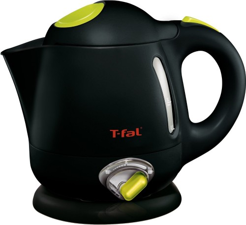 T-fal BF6138 Balanced Living 1-Liter 1750-Watt with Variable Temperature, Black, Electric Mini Kettle