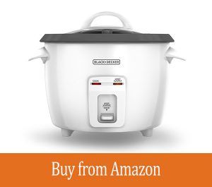 BLACK+DECKER RC3314W 8-Cup Dry/14-Cup Cooked Rice Cooker, White