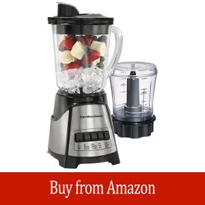 Hamilton Beach Power Elite Multi-Function Blender with Glass Jar and Chopper (58149)