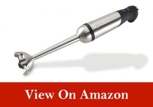 All-Clad KZ750D Stainless Steel Immersion Blender with Detachable Shaft and Variable Speed Control Dial, 600-Watts, Silver