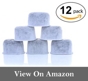 12-Pack KEURIG Compatible Water Filters by K&J - Universal Fit Keurig Compatible Filters - Replacement Charcoal Water Filters for Keurig 2.0 (and older) Coffee Machines