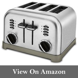 Cuisinart CPT-180 Metal Classic 4-Slice Toaster, Brushed Stainless