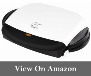 George Foreman GRP4 Next Grilleration 5-Burger Grill with Removable Plates