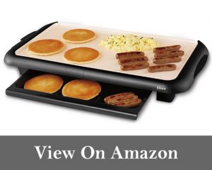 Oster CKSTGRFM18W-ECO DuraCeramic Griddle with Warming Tray