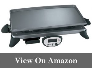 Oster CKSTGRRD25 20-by-10-Inch Digital Griddle with Removable Plate